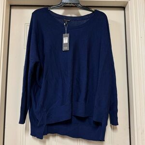 Eileen Fisher ballet neck top cashmere sweater